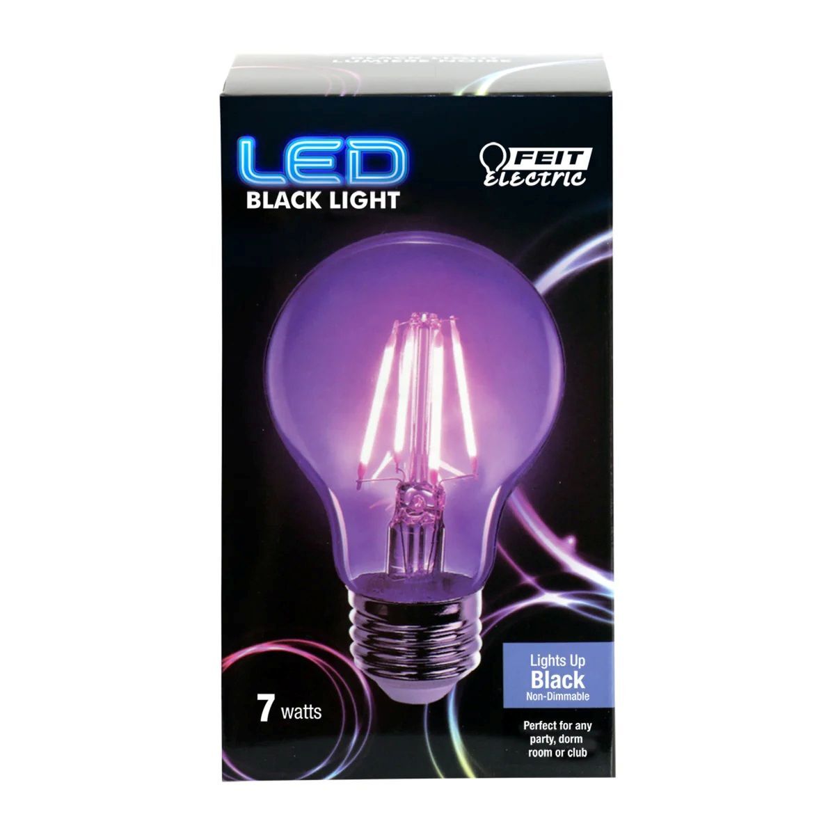 Feit Electric 7W LED Blacklight Light Bulb