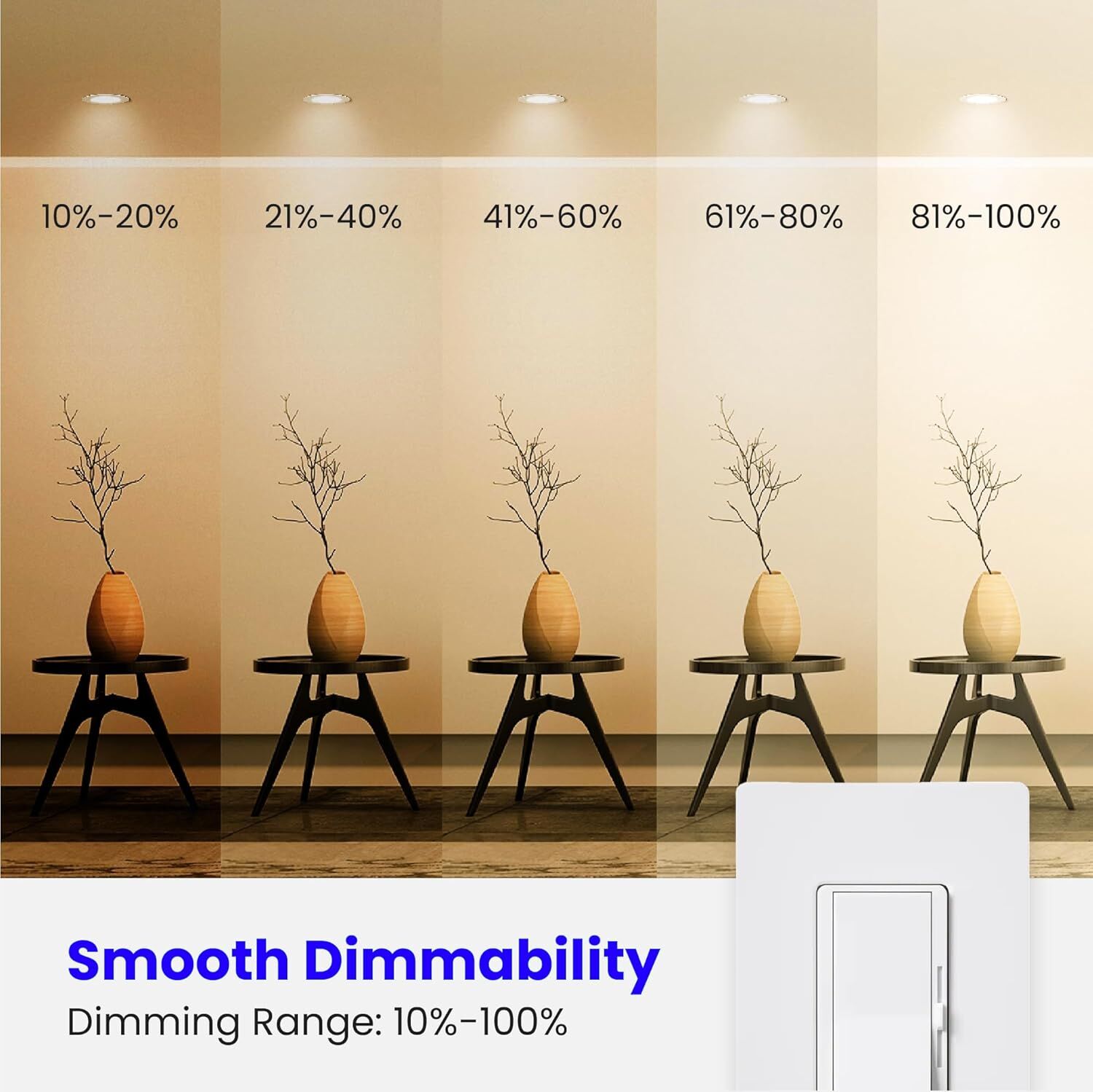 Feit Electric LED BR30 Light Bulbs, 65-W