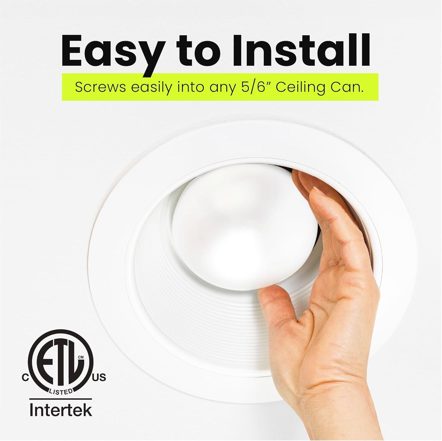 Feit Electric LED BR30 Light Bulbs, 65-W