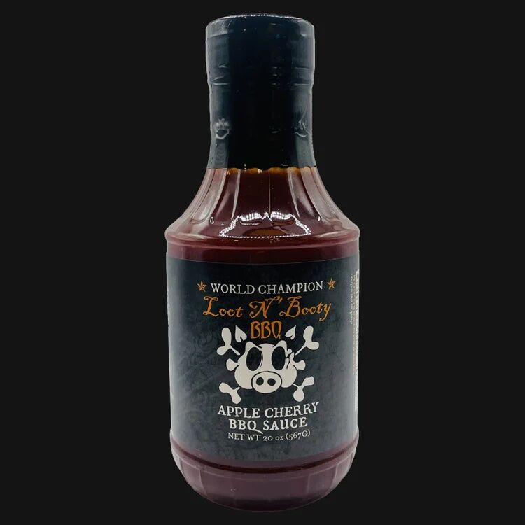 Loot N' Booty Apple Cherry BBQ Sauce, 20 oz.