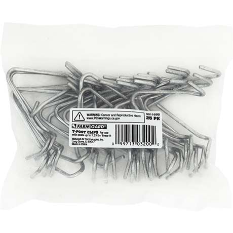 Midwest TPost Fasteners & Fence Clips 25 Pack