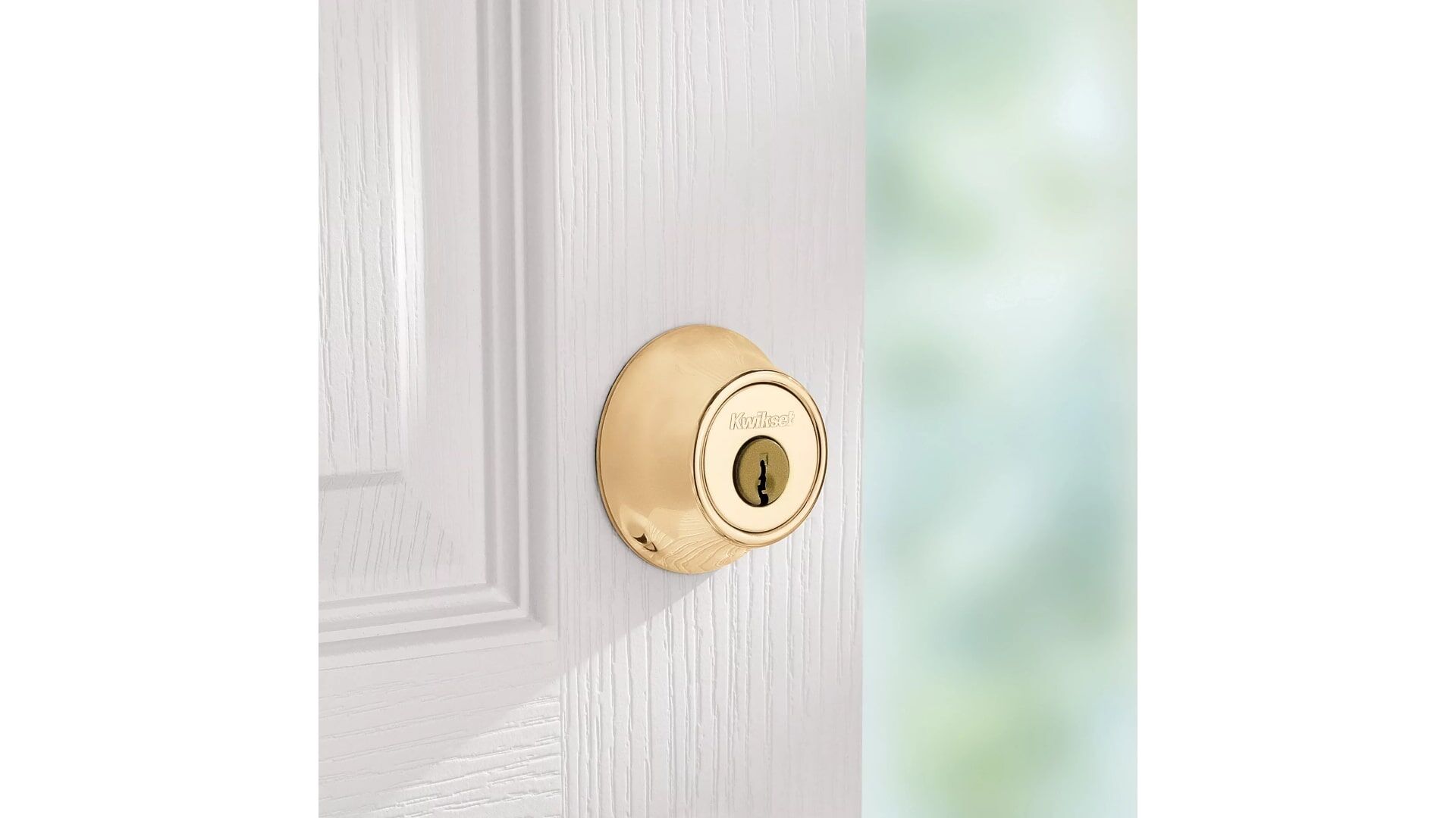 Kwikset Polish Brass 665 Deadbolt Keyed Both Sides with SmartKey