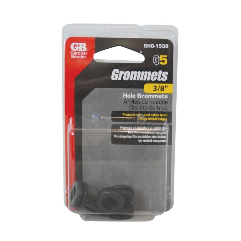 Gardner Bender Grommet, 3/8-In, 5-Pk