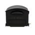 Architectural Mailboxes Patriot Large Post Mount Black Mailbox, 9.5-In x 12 2/5-In x 21 3/10-In