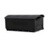 Architectural Mailboxes Patriot Large Post Mount Black Mailbox, 9.5-In x 12 2/5-In x 21 3/10-In