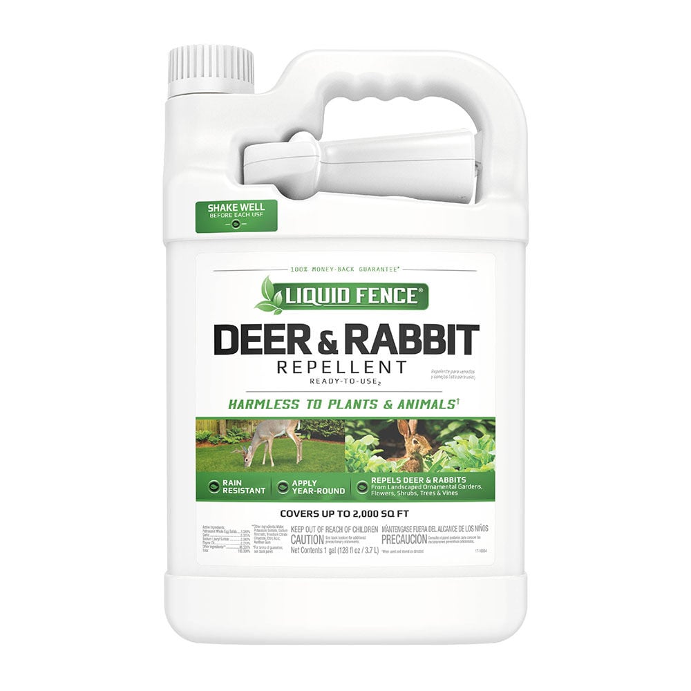 Liquid Fence Deer & Rabbit Repellent, Ready-To-Use - 1 gal
