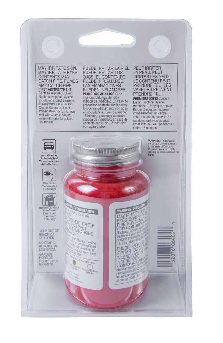 Gardner Bender Red Liquid Electrical Tape Waterproof Seal With Brush, 4-Oz