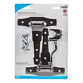 National Hardware Black Gate Kit, 8-In