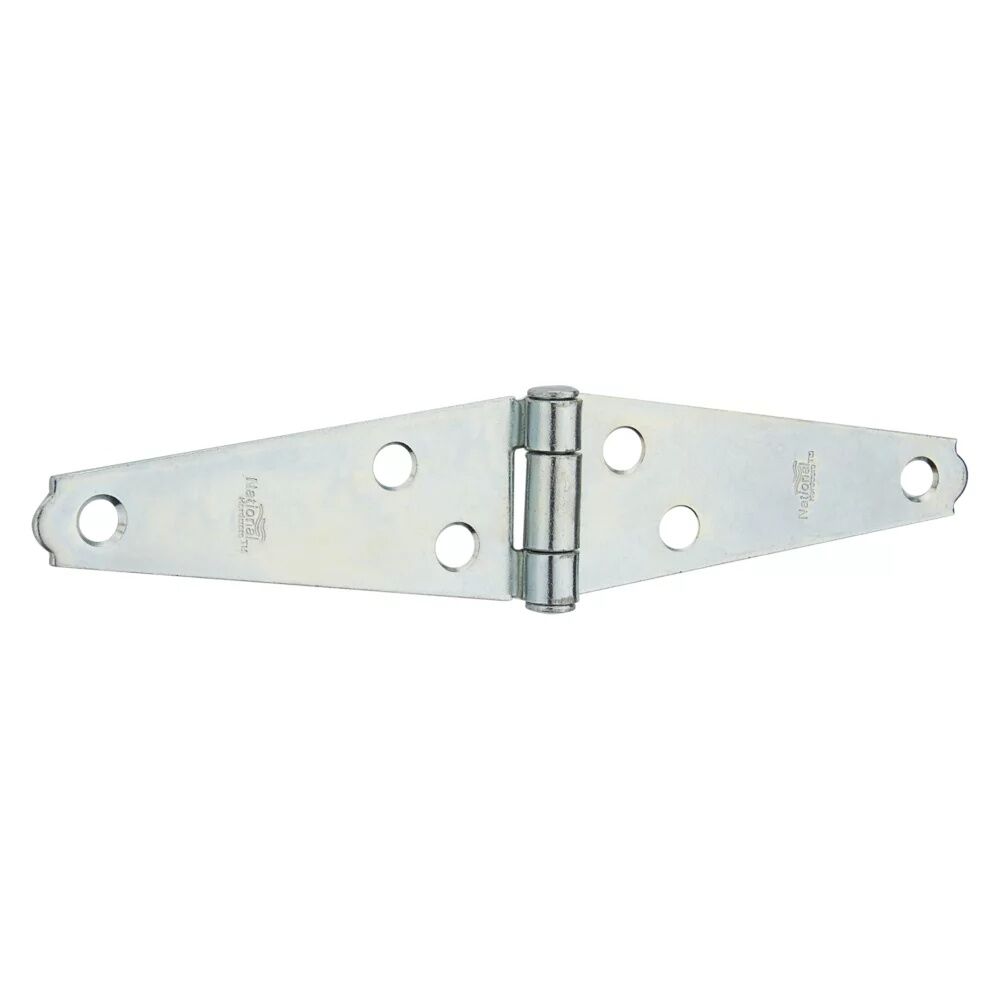 National Hardware Zinc Plated Light Strap Hinge, 3-In