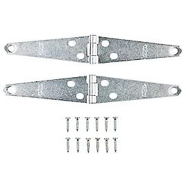 National Hardware Zinc Plated Light Strap Hinge, 4-In