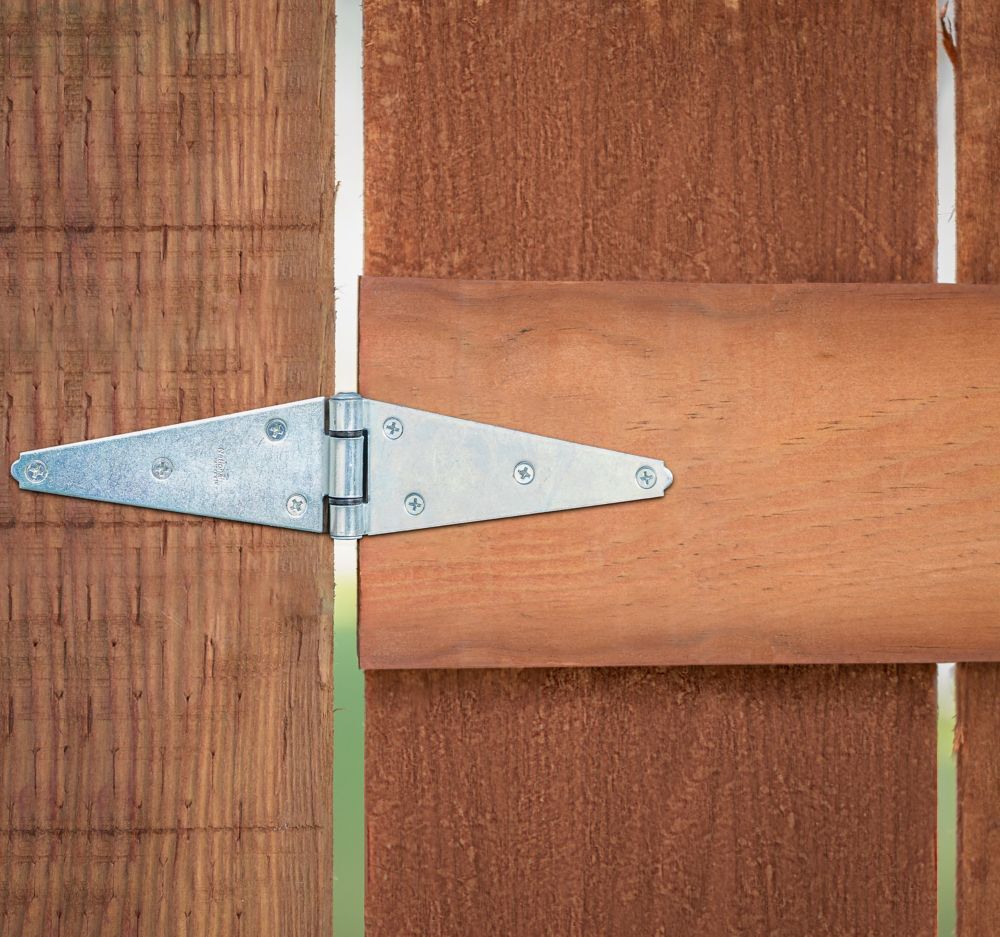 National Hardware Zinc Plated Light Strap Hinge, 5-In, 2-Pk