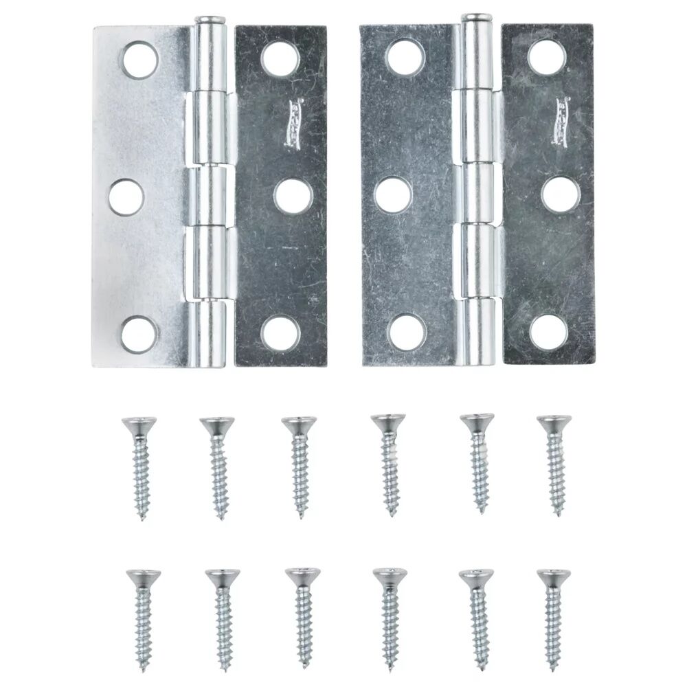 National Hardware Zinc Plated Removable Pin Hinge, 2 1/2-In