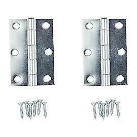 National Hardware Removable Zinc Plated Pin Hinge, 3-In