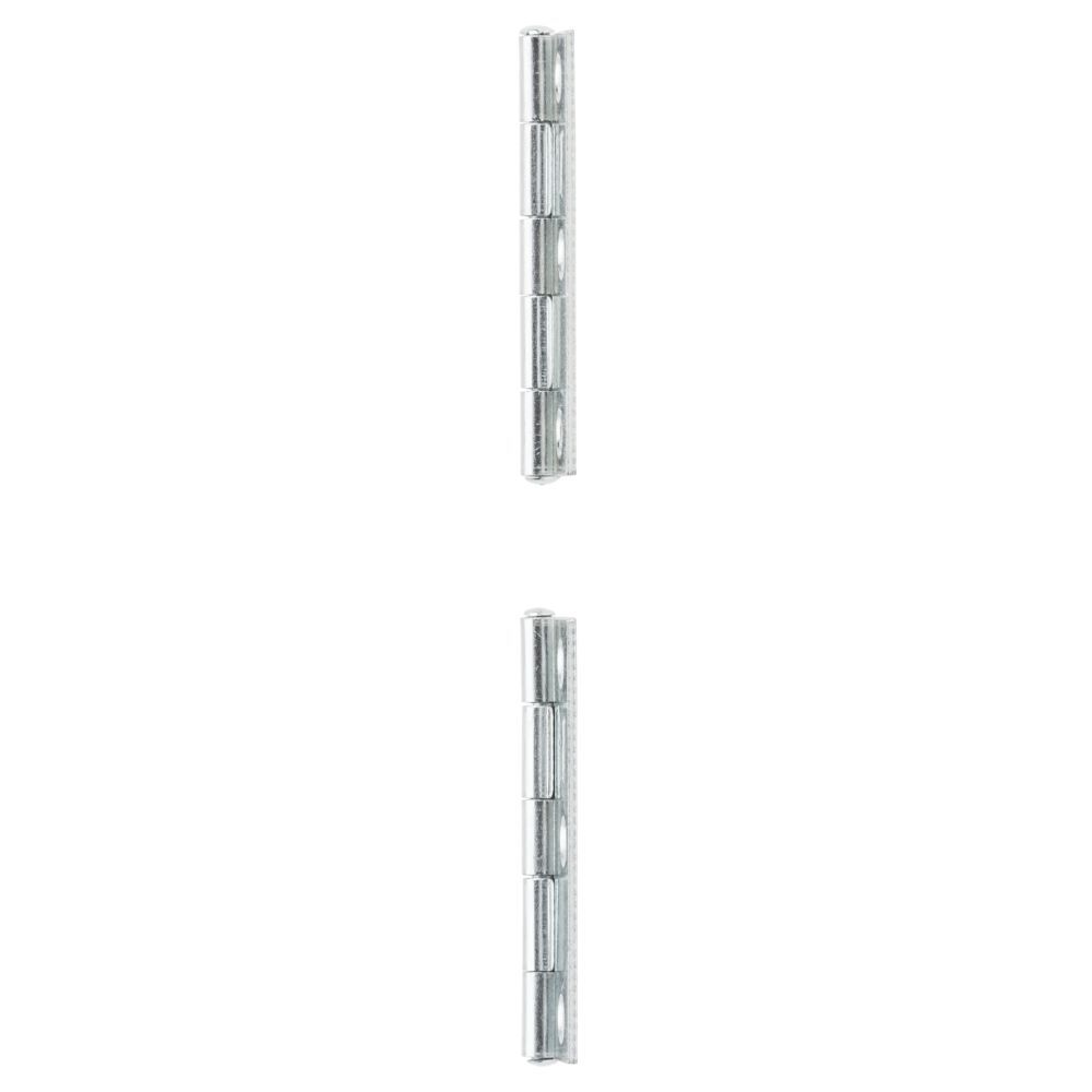 National Hardware Zinc Plated Non-Removable Pin Hinge, 2 1/2-In, 2-Pk