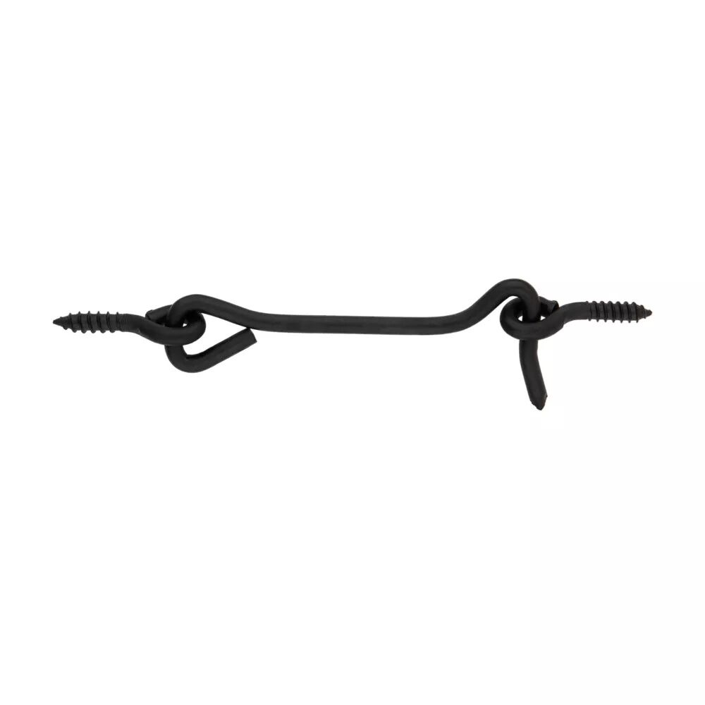 National Hardware Black Hook & Eye, 4-In