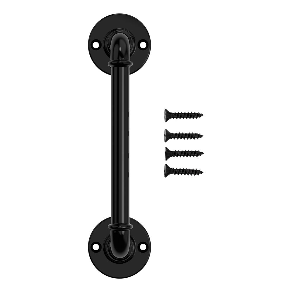 National Hardware Black Industrial Pipe Handle, 10 1/2-In