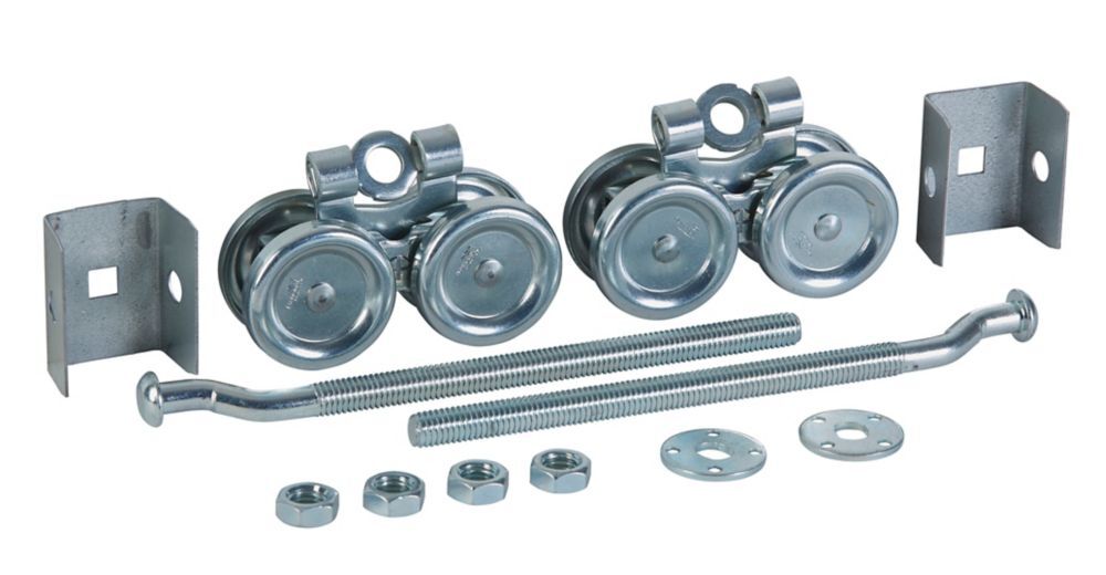 National Hardware Zinc Plated Box Rail Hangers, 9-In