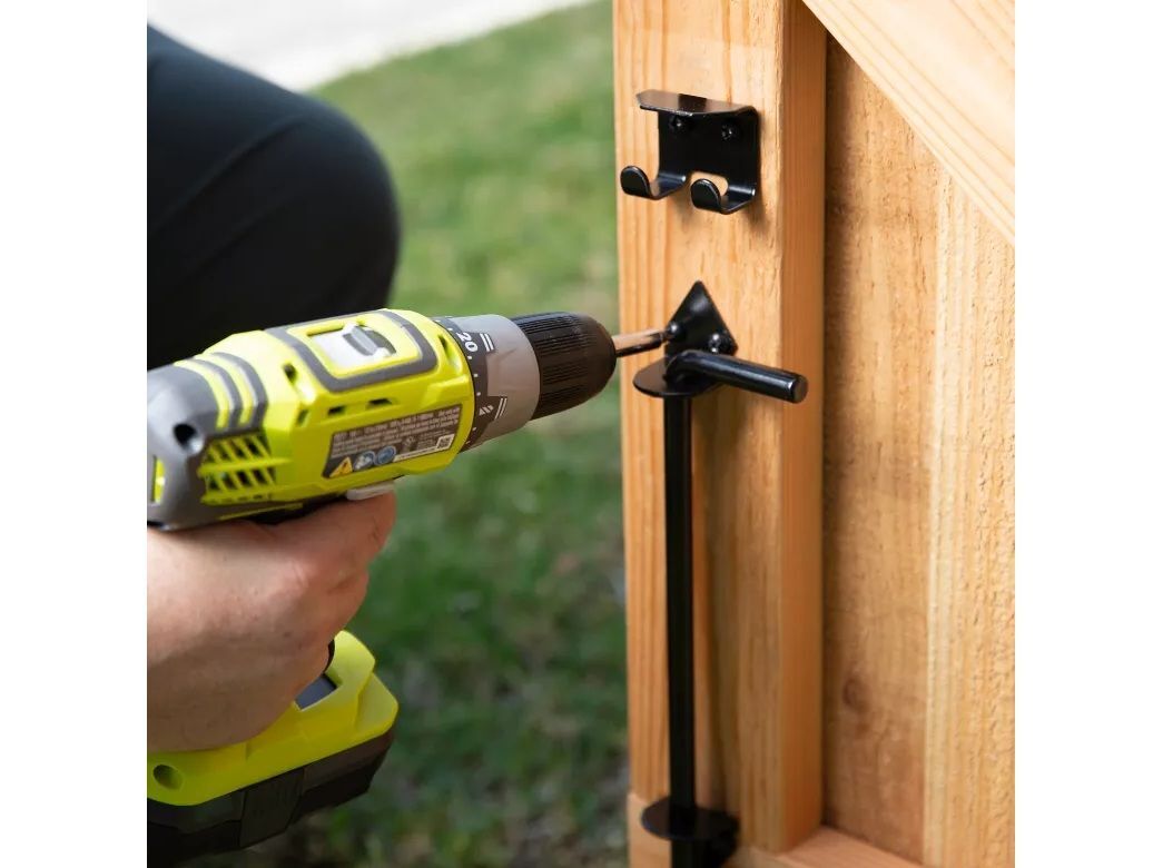 National Hardware Black Cane Bolt, 1/2-In x 18-In