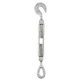 National Hardware Galvanized Hooks/Eye Turnbuckle, 1/2-In x 6-In