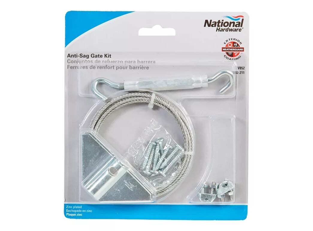 National Hardware Zinc Plated Anti-Sag Gate Kit