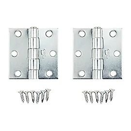 National Hardware Zinc Plated Removable Pin Broad Hinge, 2-1/2-In