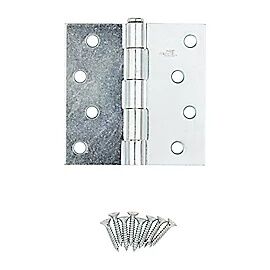 National Hardware Zinc Plated Removable Pin Broad Hinge, 4-In