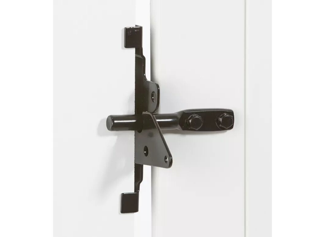 National Hardware Black Post Mount Gate Latch