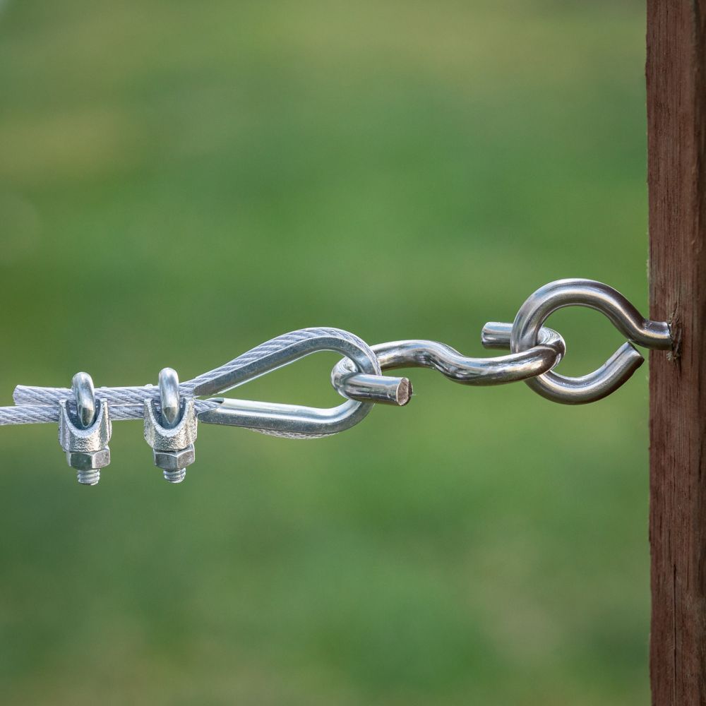 National Hardware Stainless Steel Screw Eyes, #0 x 2 7/8-In