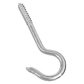 National Hardware #0 Zinc Plated Ceiling Hook, 4 15/16-In