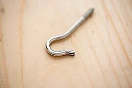 National Hardware Zinc Plated Ceiling Hooks, #4, 3-7/8 In