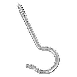 National Hardware Zinc Plated Ceiling Hooks, #4, 3-7/8 In