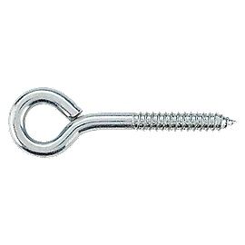 National Hardware Zinc Plated Lag Screw Eye, 3/8 In X 4-1/2 In 