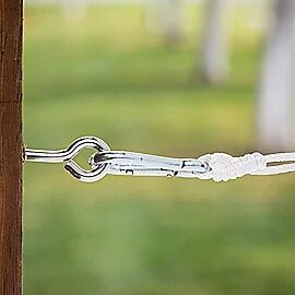 National Hardware Stainless Steel Lag Screw Eyes, 5/16 X 4-In