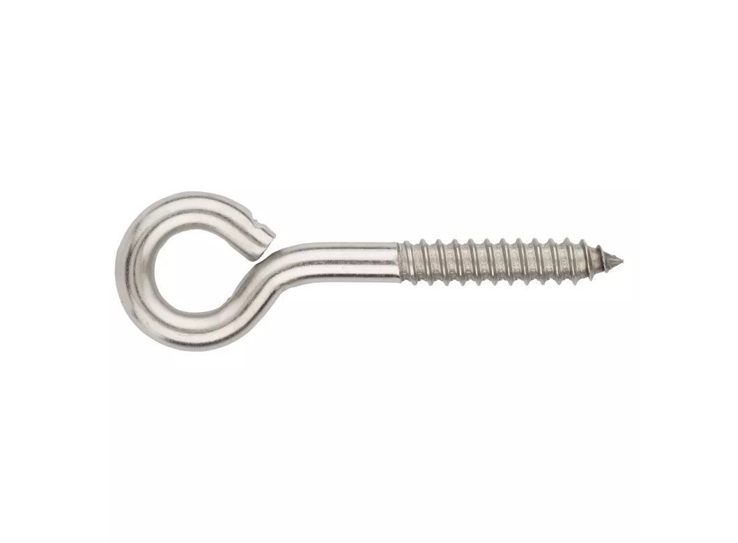 National Hardware Stainless Steel Lag Screw Eyes, 3/8-In x 4-1/2-In