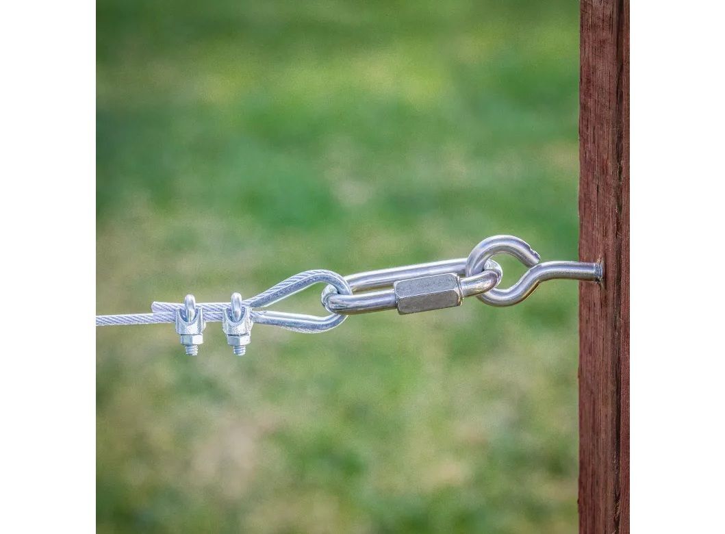 National Hardware Stainless Steel Lag Screw Eyes, 3/8-In x 4-1/2-In