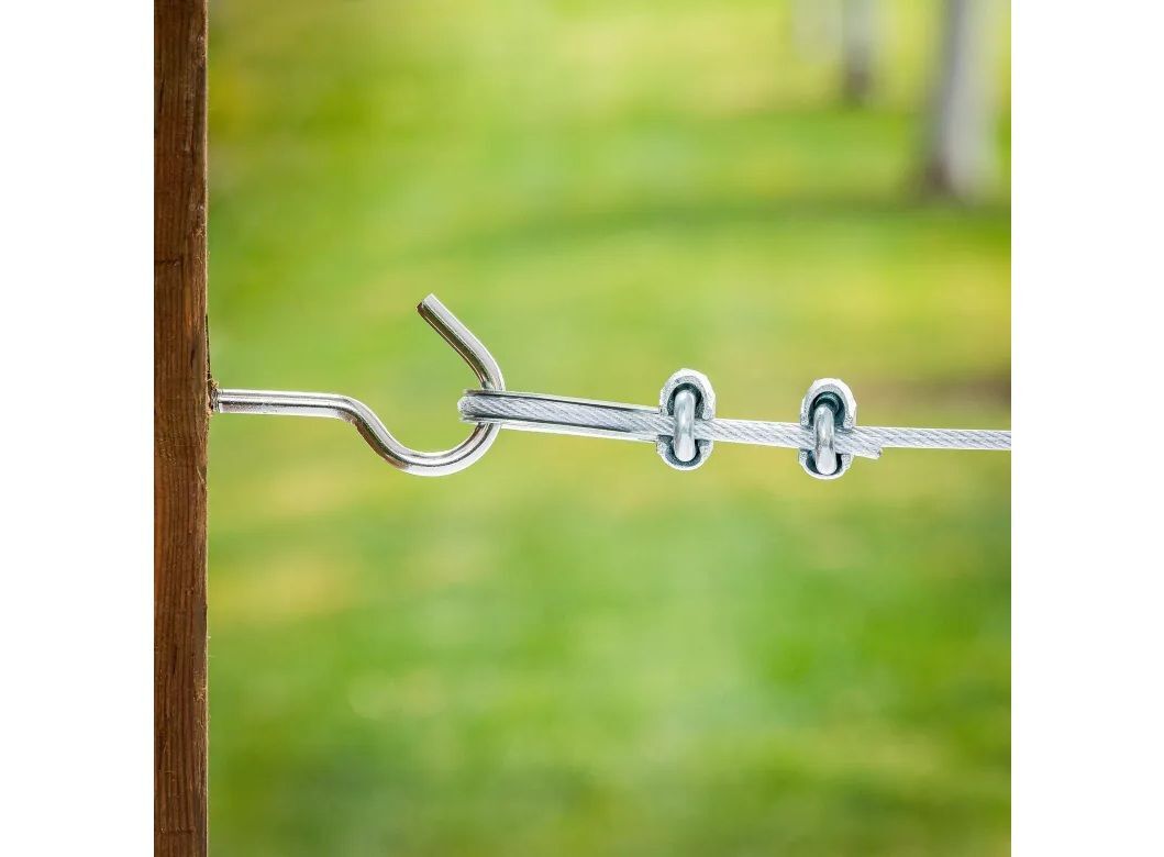 National Hardware Stainless Steel Screw Hook, 1/4-In x 4-1/4-In