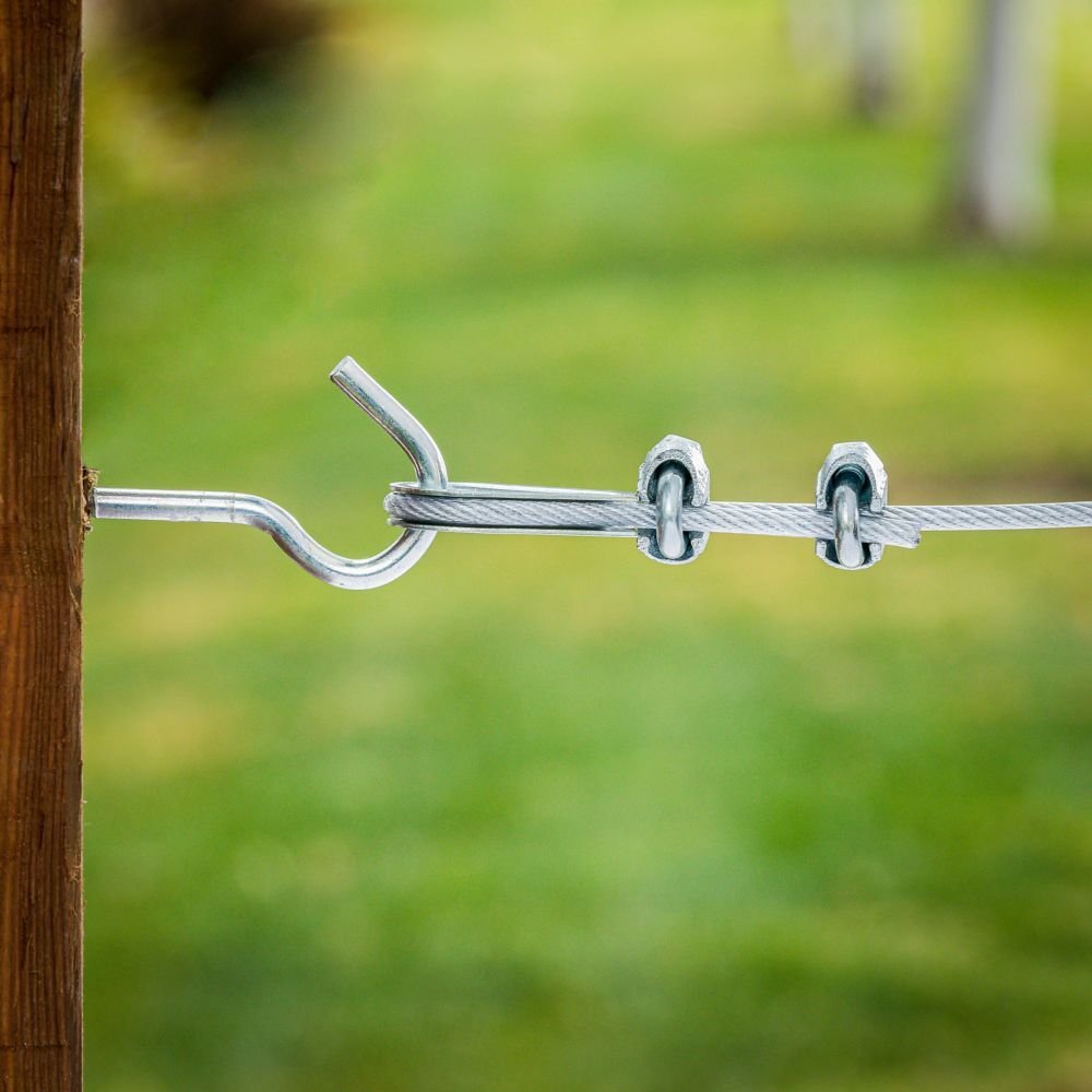 National Hardware Zinc Plated Screw Hook, 1/4-In x 4 1/4-In