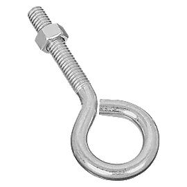 National Hardware Zinc Plated Eye Bolt, 3/8 X 4-In