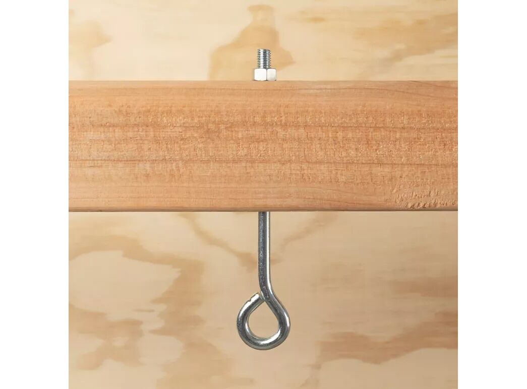 National Hardware Zinc Plated Eye Bolt, 1/2-In x 10-In