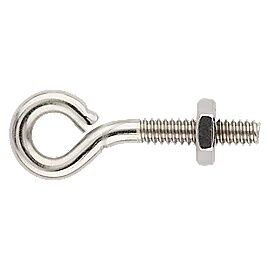 National Hardware Stainless Steel Eye Bolt, 3/16-In X 1-1/2 In