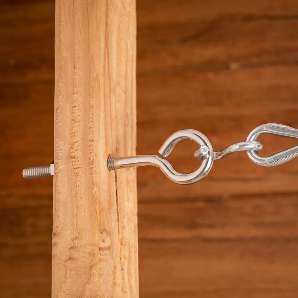 National Hardware Stainless Steel Eye Bolt, 3/8-In X 6-In