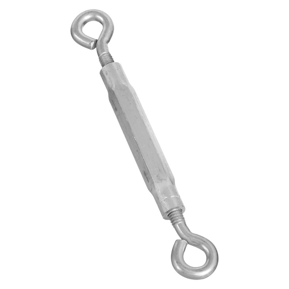 National Hardware Zinc Plated Eye/Eye Turnbuckle, 1/4-In x 7 1/2-In
