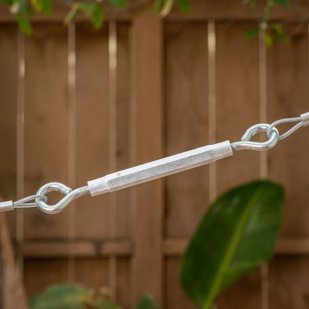 National Hardware Zinc Plated Eye/Eye Turnbuckle, 1/2-In X 17-In