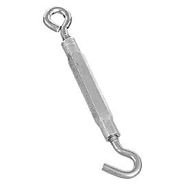 National Hardware Zinc Plated Hooks/Eye Turnbuckle, 1/4 X 7 1/2-In