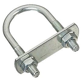 National Hardware Zinc Plated U-Bolt, #132-1/4-In X 1 1/8-In X 2 1/4-In