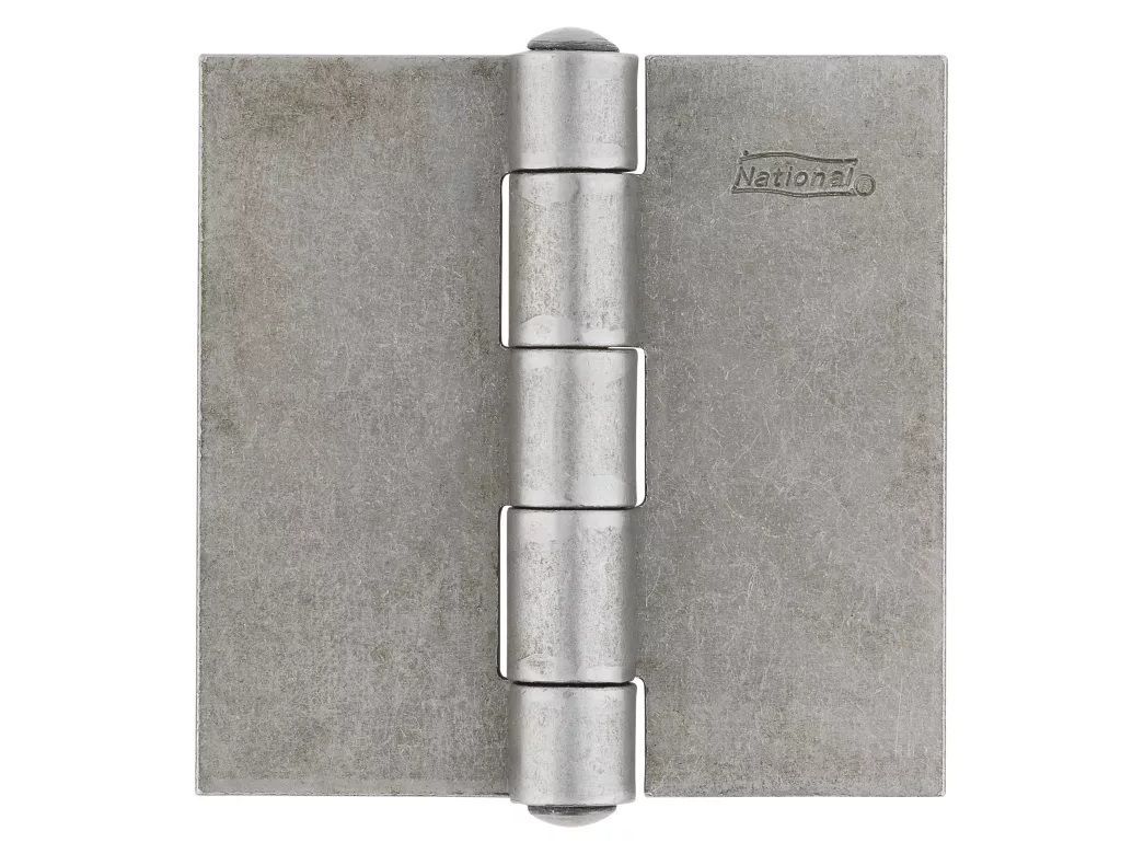 National Hardware Plain Steel Door Hinge, 3-In