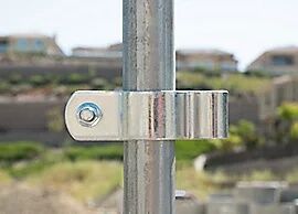 National Hardware Zinc Plated Pipe Gate Hinge, 1 5/8-In