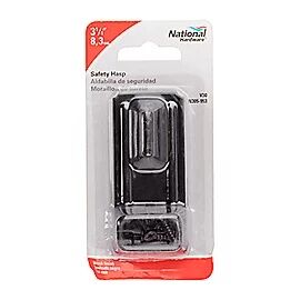 National Hardware Black Safety Hasp, 3-1/4-In
