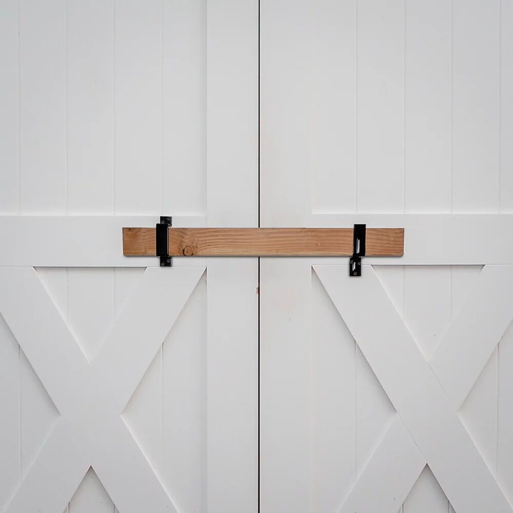 National Hardware Black Bar Holder, 6 1/2-In