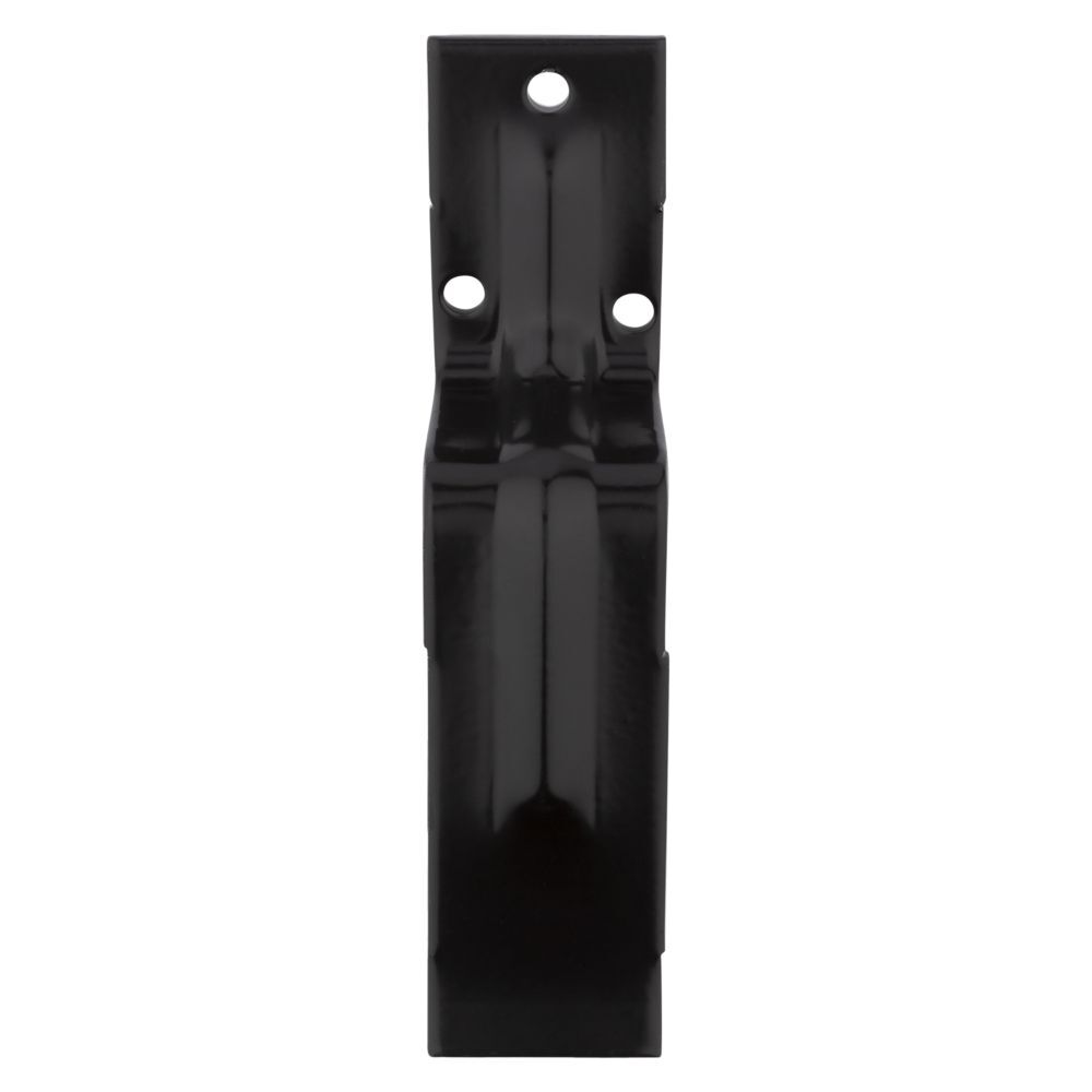 National Hardware Black Bar Holder, 6 1/2-In